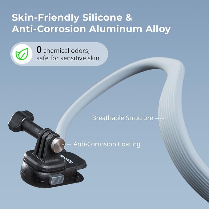 SMALLRIG Magnetic Neck Mount for Action Cameras & Phones, Comfortable POV - Image 7