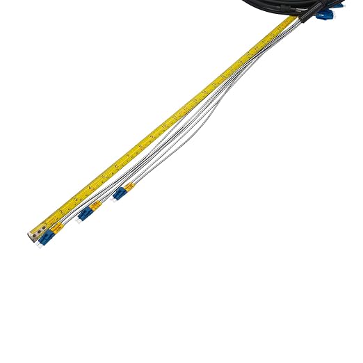 10Gtek 50 Meter LC to LC, Outdoor Armored Fiber Optic Cable, Single Mode - Image 5