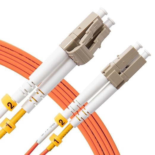 OM2 LC to LC Fiber Patch Cable 0.2m, Length Options:0.2m-20m, 1G/10GB 50/125 - Image 2