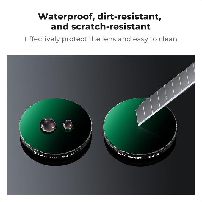 K&F CONCEPT Push in Fit Variable ND32-512 Filter Compatible - Image 5