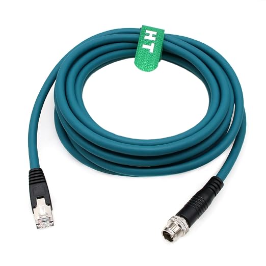 Ethernet Cable 8 Pin X-Coded M12 RJ45 - Image 2