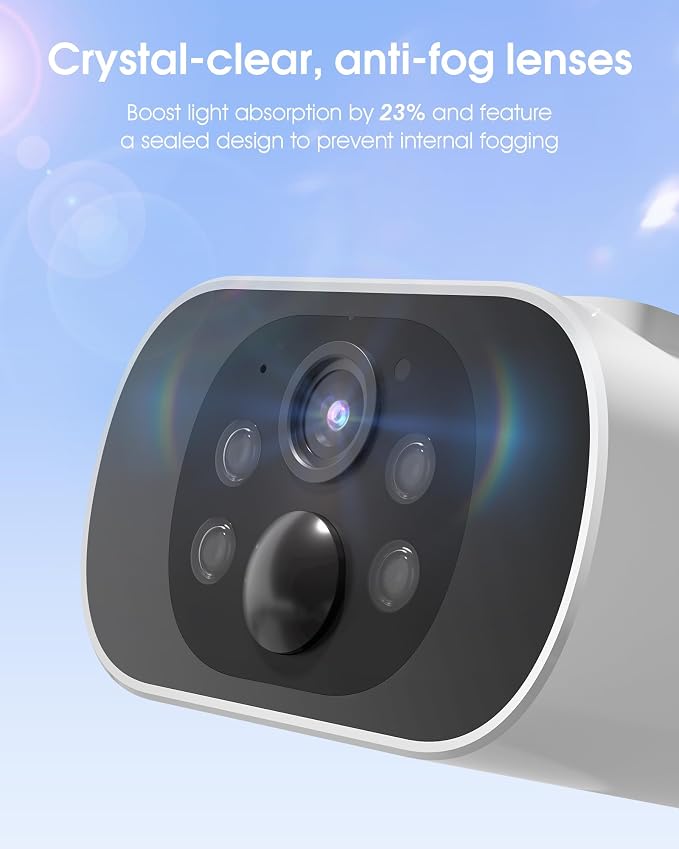 ARCCTV Solar Security Cameras Wireless Outdoor, Add on C3 Base, No Subscription - Image 6