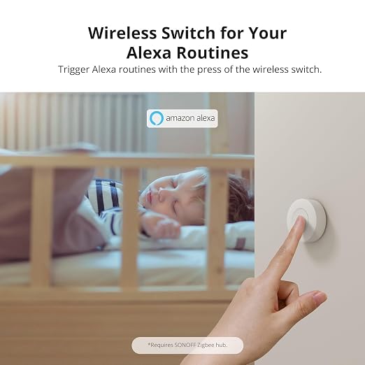 SONOFF Zigbee Switch, SNZB-01P Wireless Push Button, Supports to Create Smart - Image 8