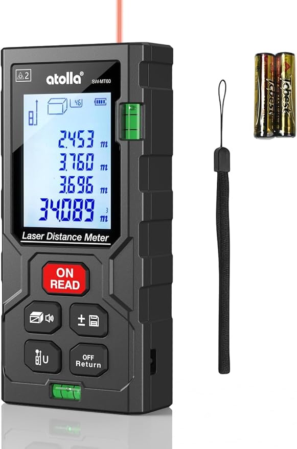 atolla Laser Measure, Digital Laser Distance Meter by atolla
