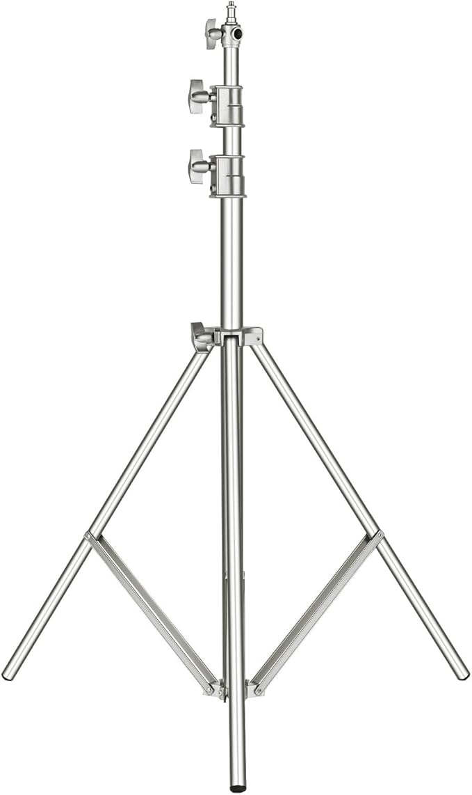 NEEWER 118"/3m Stainless Steel Light Stand, Spring Cushioned Heavy Duty by Neewer