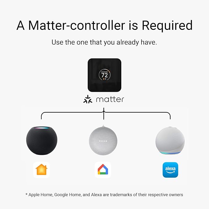 Lux TQX Thermostat with Remote Sensor, WiFi Thermostat Works with Matter - Image 9