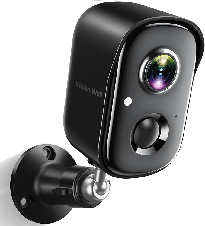 Security Cameras Wireless Outdoor, 2K Battery Powered AI Motion Detection by Unknown