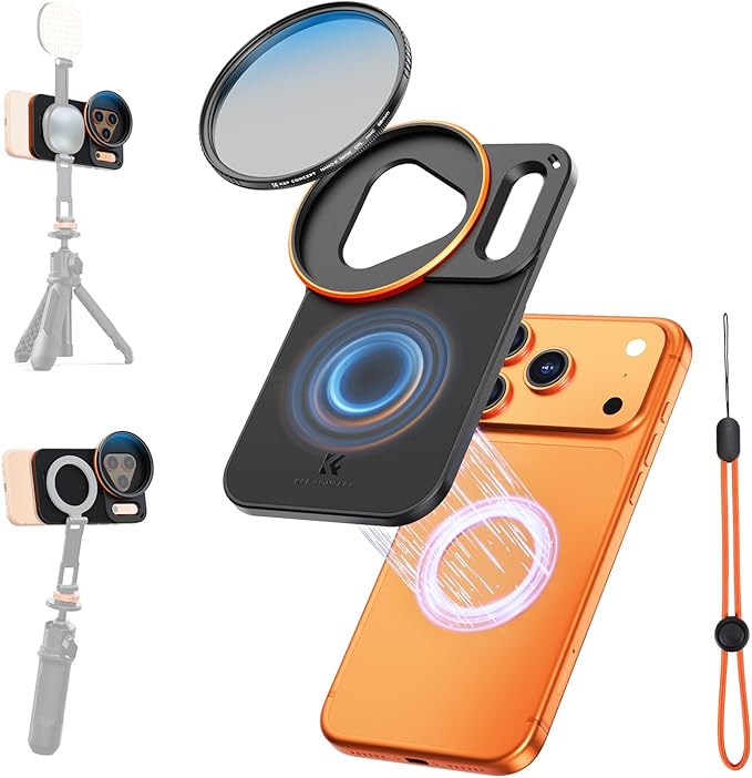 K&F CONCEPT Double-Sided Magnetic Lens Filter Mount Adapter by KFCONCEPT