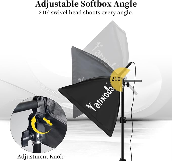 16x16'' Softbox Lighting Kit 2 Pack - Image 7