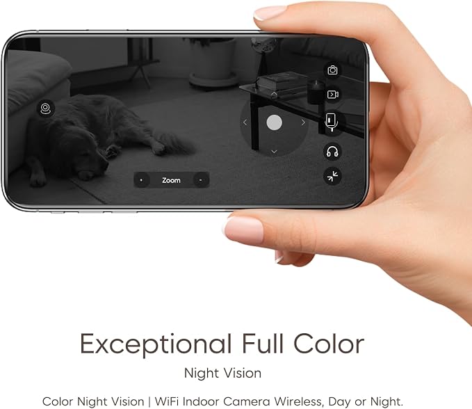 VSTARCAM 2K Dual Lens Indoor Security Camera, 10X Hybrid Zoom WiFi Camera - Image 8