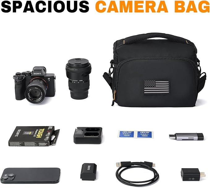 ALLCAMP Camera Sling Bag for DSLR & Mirrorless | Customizable Patch Area - Image 6
