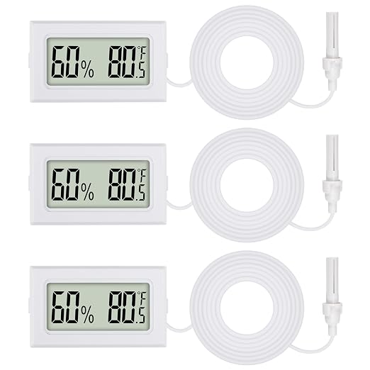 3Pcs Mini Digital Thermometer Hygrometer by Unknown
