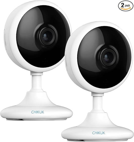 Indoor Security Cameras, 2k WiFi Home Camera by CHIKUK
