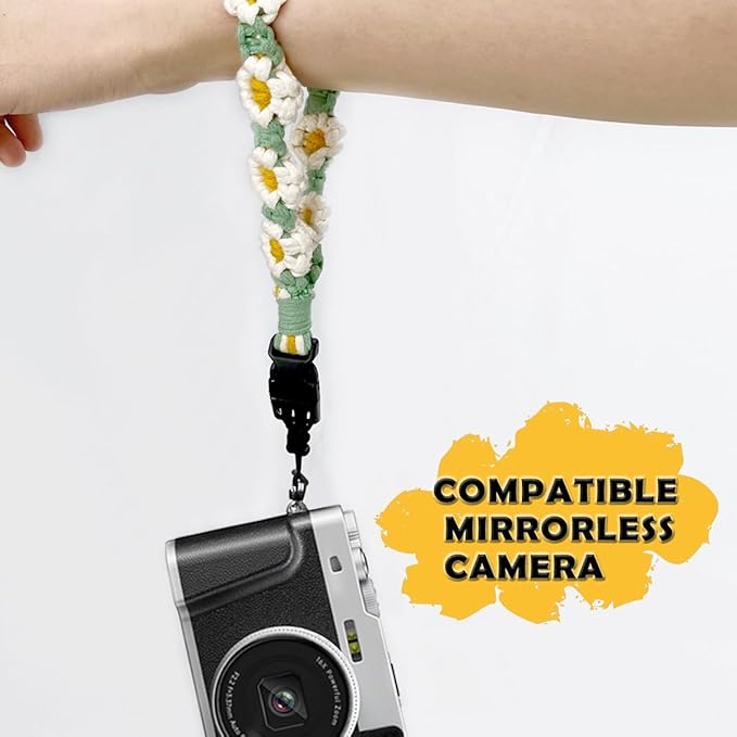 VICHUNHO Camera Wrist Strap, Secure & Adjustable DSLR Camera Hand Strap - Image 5