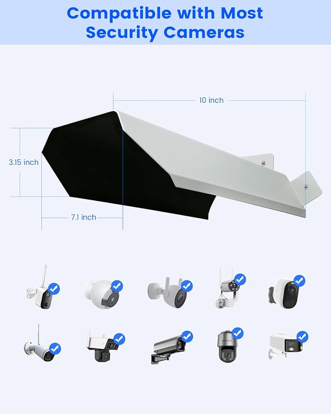 Universal Metal Sun Rain Cover Shield Shade - Image 4