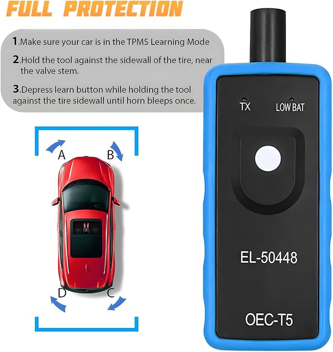 AICEL TPMS Relearn Tool for GM Vehicles, EL-50448 Tire Pressure Monitor Sensor - Image 6