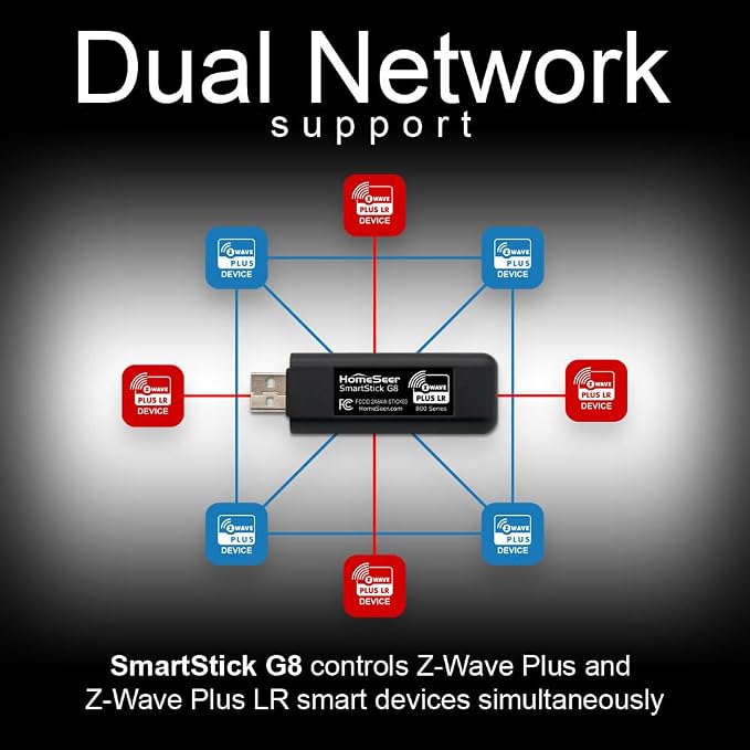 HomeSeer Z-Wave USB Interface/Radio/Dongle, 800 Series Mesh & Long Range Z-Wave - Image 4