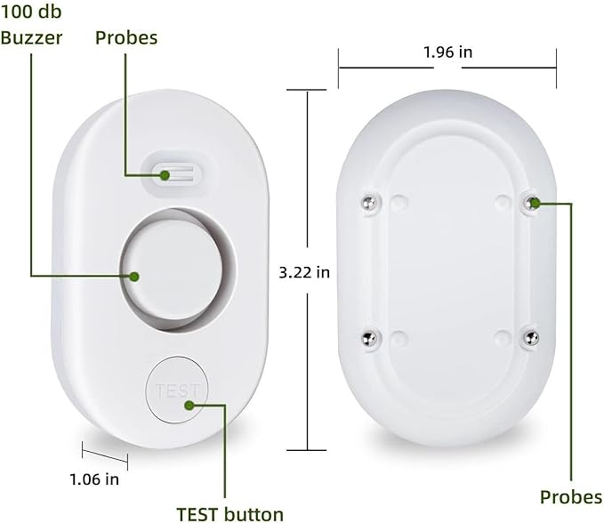 Water Leak Detector Sensor Alarm: Water Flooding Monitor - Image 5