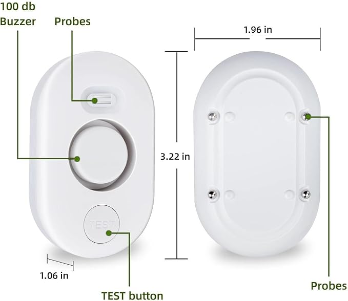 Water Leak Detector Sensor Alarm: Home Water Flooding Monitor Smart Sink - Image 5