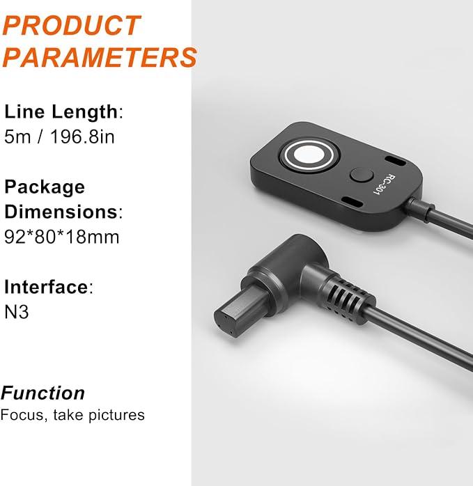 for Canon R5C Video Cable Release Cable Remote Camera Small Shutter Release - Image 7