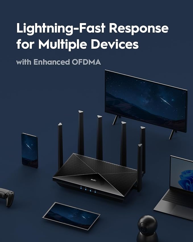 Cudy BE6500 WiFi 7 Router Dual Band Gigabit Gaming Router, VPN Client and Server - Image 5