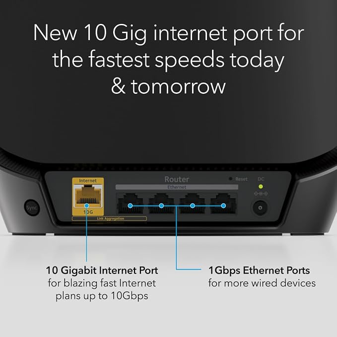 NETGEAR Orbi Tri-Band WiFi 6 Mesh System – Router + 2 Satellite Extenders - Image 4