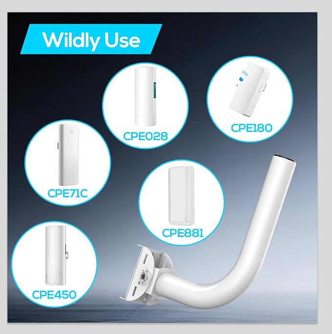 Wireless Bridge Bracket, 2-piece Set, 150 Degree Adjustable wall Mounted - Image 4
