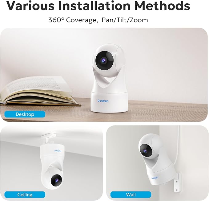 owltron Indoor Security Camera 2K, 360° Cameras - Image 7