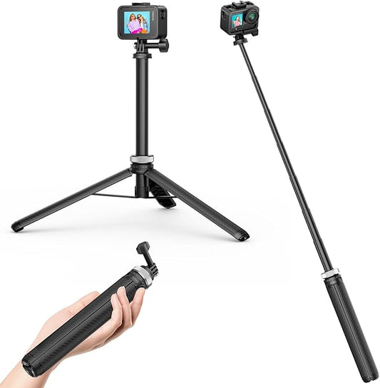 AKASO 63"/160cm Selfie Stick Extendable Tripod Stand Action Camera Accessories by AKASO
