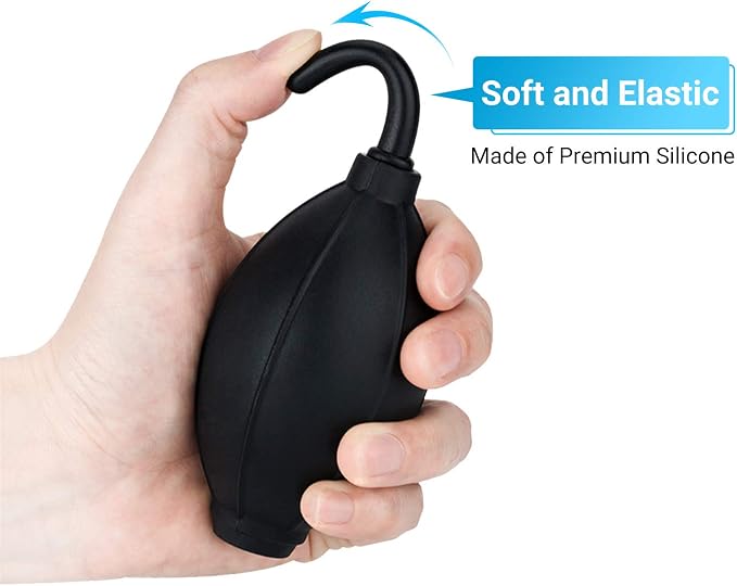 Soft Tip Silicone Super Air Blower Blaster Pump Dust Cleaner Include Micro - Image 3