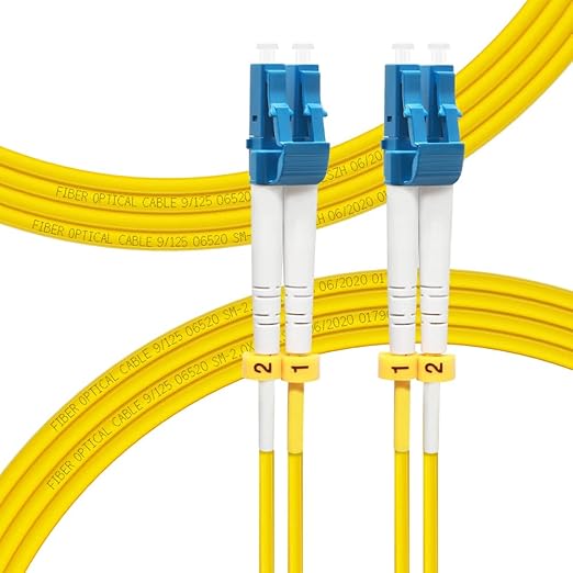 FLYPROFiber- OS2 LC to LC Fiber Patch Cable | Length Options: 0.2m-300m by FLYPROFiber
