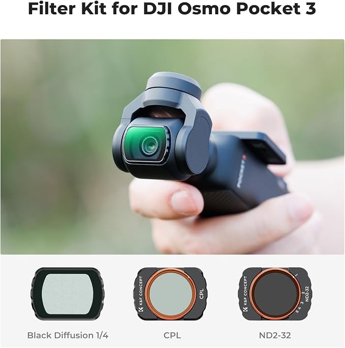 K&F CONCEPT FSD05 Magnetic Effect & ND & CPL Filter Set Compatible - Image 2