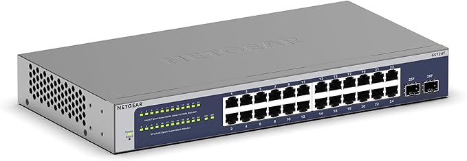 NETGEAR 24-Port Gigabit Ethernet Smart Switch by NETGEAR