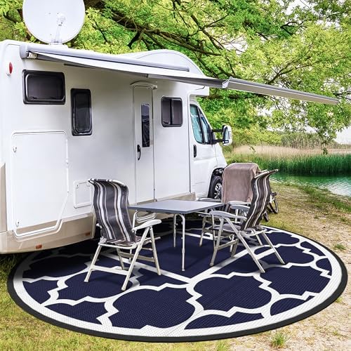 GENIMO Outdoor Rug, Waterproof Plastic Rugs - Image 4