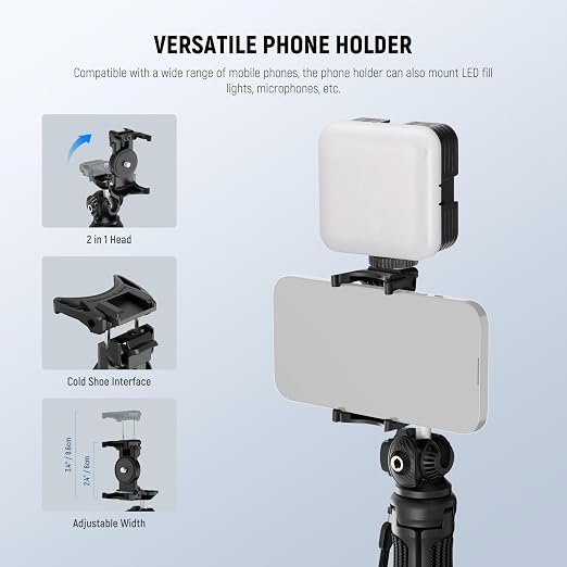 NEEWER TP38 Phone Camera Tripod Selfie Stick - Image 6