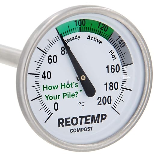 Reotemp 20 Inch Fahrenheit Backyard Compost Thermometer by REOTEMP