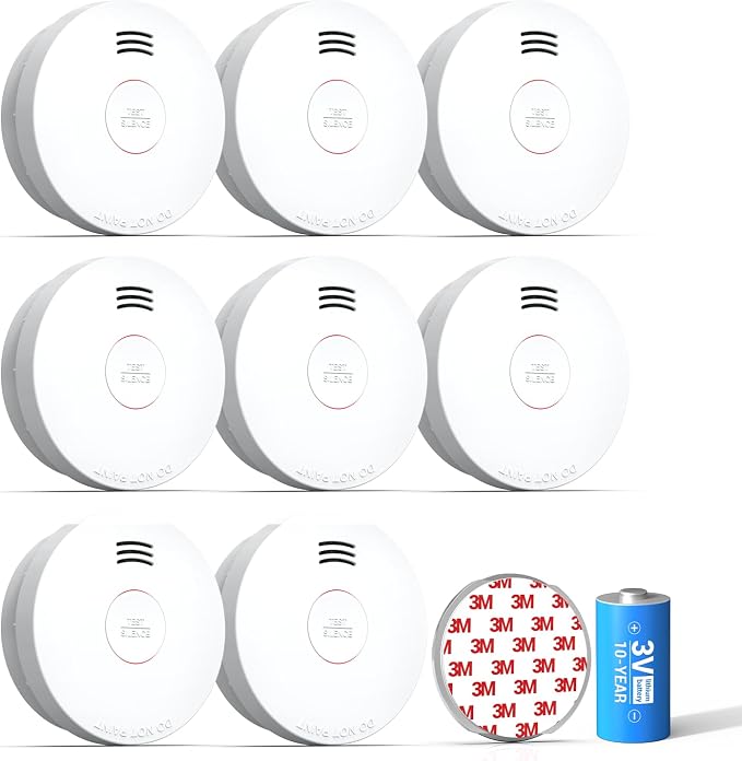 SITERWELL Smoke Detector, Smoke Detector 10 Year Battery by SITERWELL