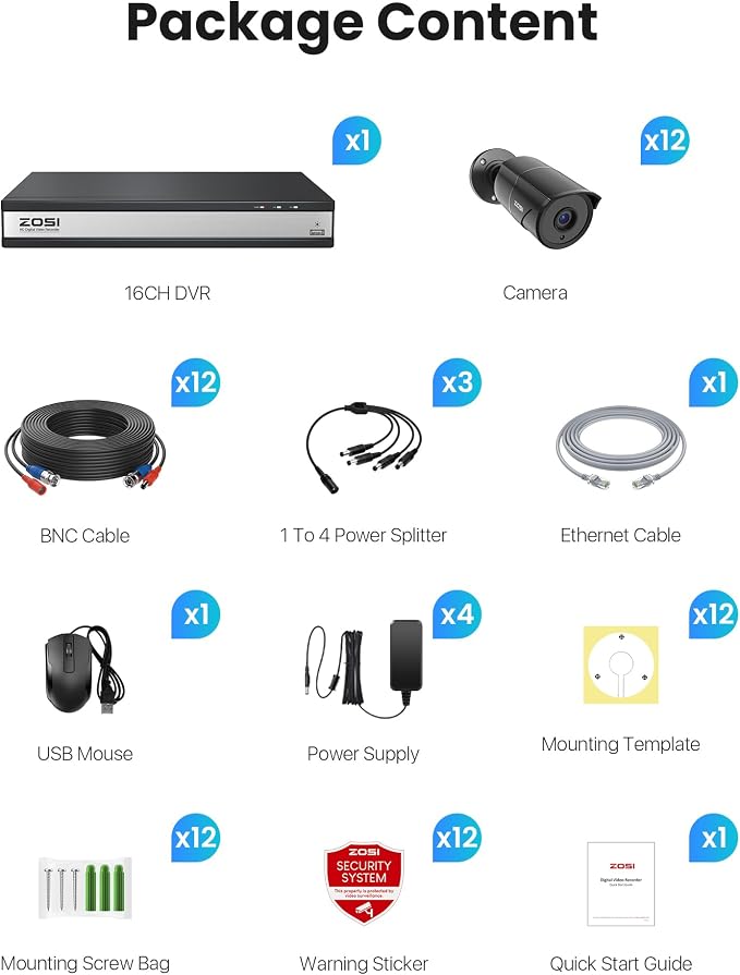 ZOSI 16CH 3K Lite Security Camera System - Image 9