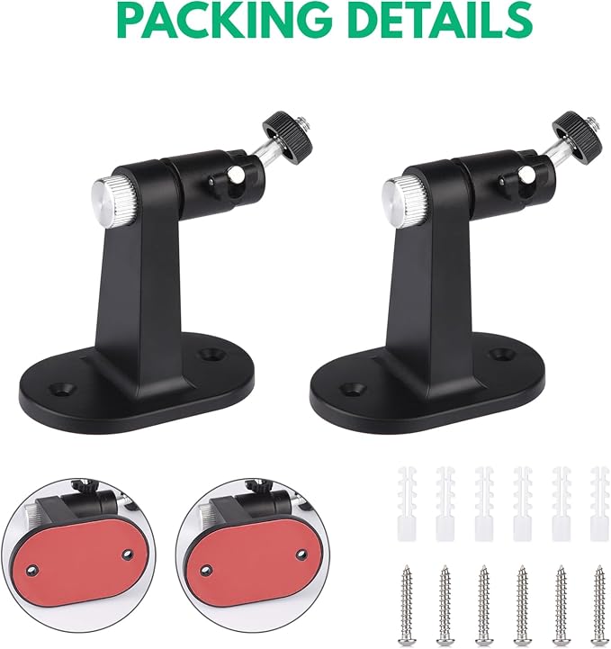 2Pack Adjustable Security Wall Mount Bracket - Image 7