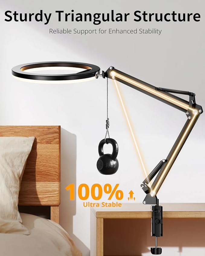 UBeesize 12’’ Overhead Ring Light - Image 6