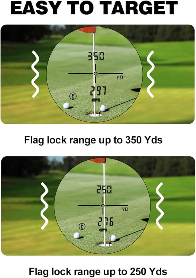 Precision Laser Rangefinder for Golf & Hunting, 800/1000/1300 m Range, 6X - Image 6