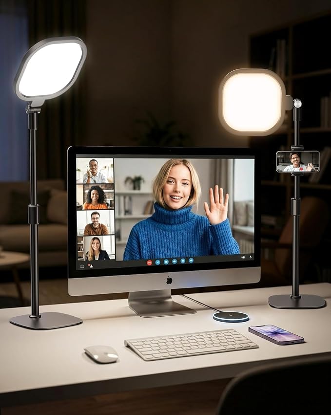 LitONES 2Pcs Desktop Video Conference Lighting - Image 9