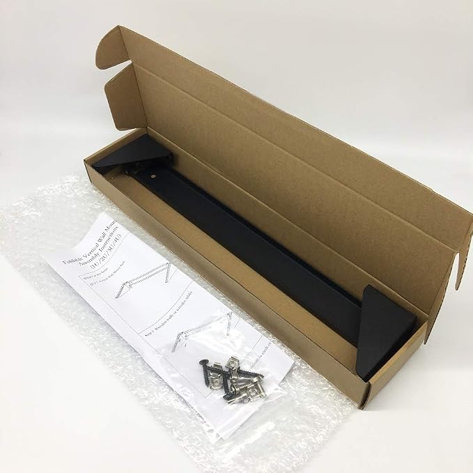 1U Steel Vertical Wall Mount Rack and Horizontal Under Desk PC Mount Bracket - Image 5