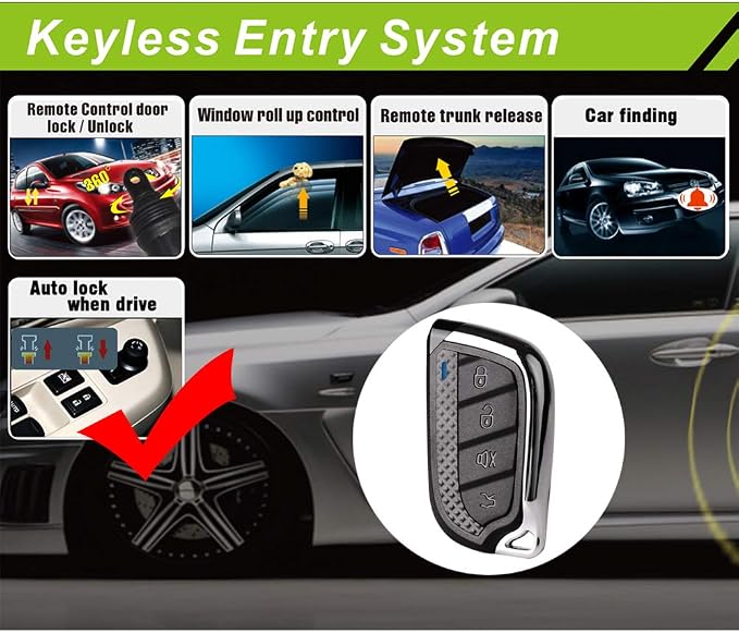 Car Keyless Entry System, Car Central Power Door Lock Kit - Image 2