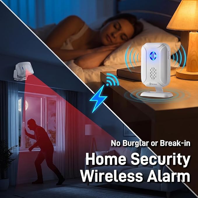 HENDUN Motion Sensor Doorbell, Bed Alarms - Image 4