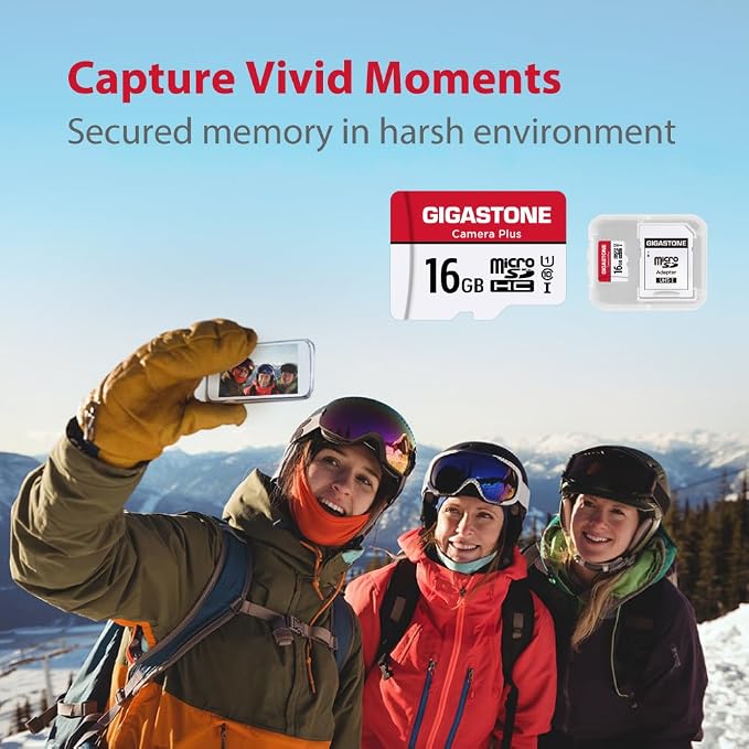 Gigastone 16GB Memory Card Pack of 2 Cards, Camera Plus Series, Speed Up to - Image 5