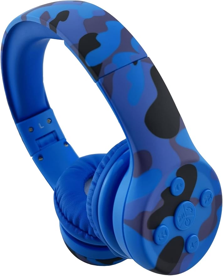 Toddler Headphones Wireless, Kids camo Bluetooth Headphones, 5 Button Easy Use - Image 10