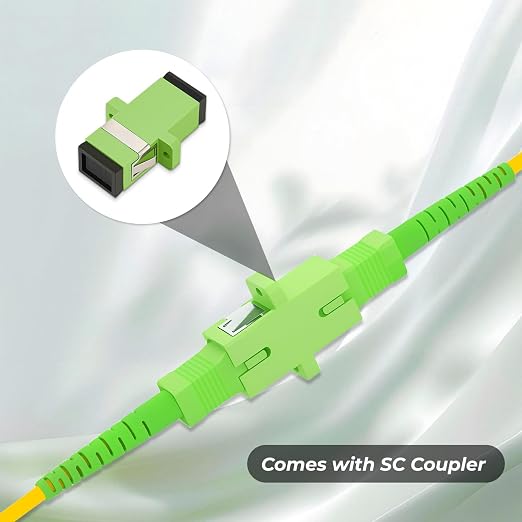 SCAPC to SCAPC Single Mode Fiber Optic Patch Cable – Simplex LSZH Jacket - Image 3