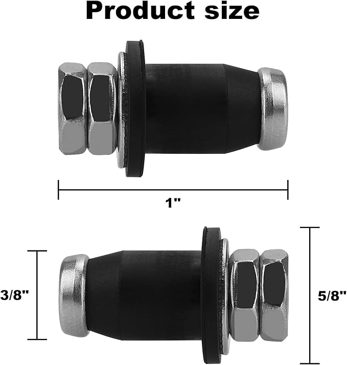 Water Level Screw-in Sensors 3/8" nut, RV Water Tank Probe Sensors, 6 Sensors - Image 2
