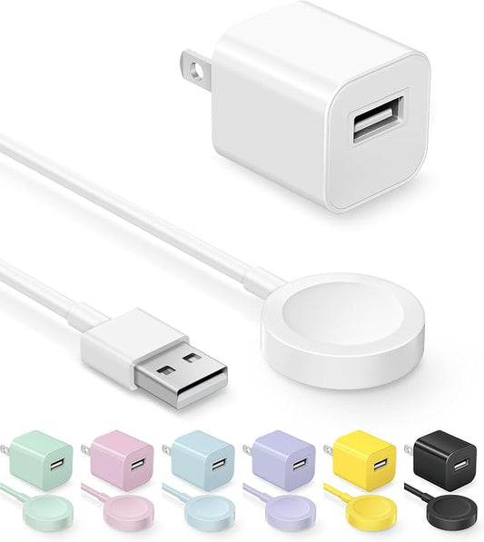 Fast Charger for Apple Watch Charger, Magnetic iWatch Charger to USB A Cable by JUCDEKE